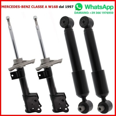 4 Ammortizzatori Rinforzati MERCEDES Classe A W168 W169
