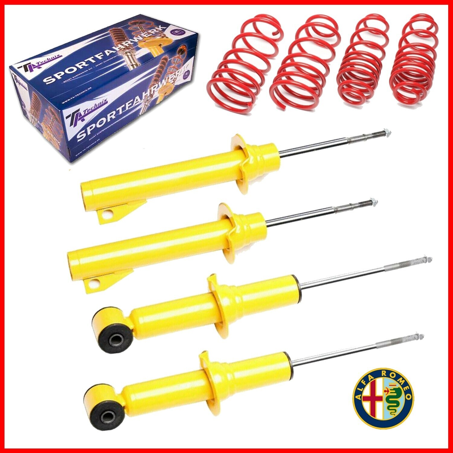 Sportski set 4 amortizera + federi Alfa Romeo 159 Karavan ( 939 ) od 2006 do 2012