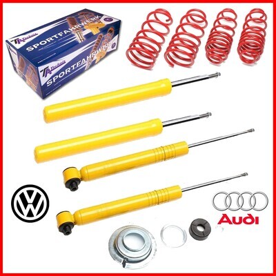 Sportski set 4 amortizera + federi Audi 50 ( 86 ) od 1974 do 1978