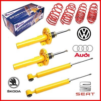 Sportski set 4 amortizera + opruge Audi A1 8X 1.2 TFSI