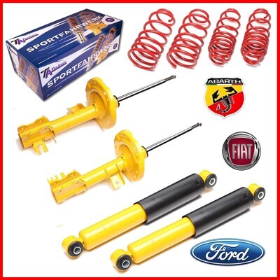 Sportski Amortizeri + 4 federa Fiat 500 312 od 2007 -