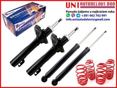 4 Sportska Amortizera + opruge Honda Civic IX Hečbek FK3 od 2012