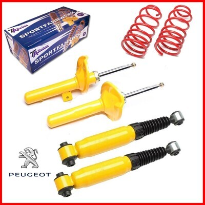 4 Sportska Amortizera + federi Peugeot 206 / 206 SW od 1998