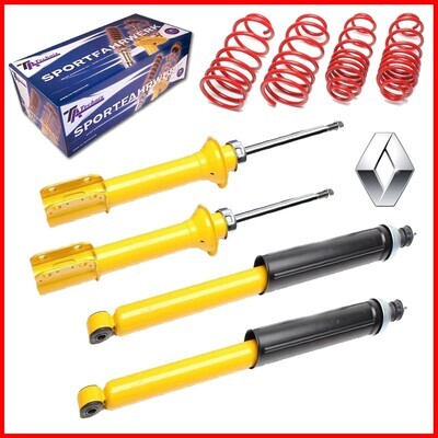 4 Sportska Amortizera + federi Renault 19 B/C53 L53 D53 X53 4 Sportska Amortizera + federi Renault 19 B/C53 L53 D53 X53