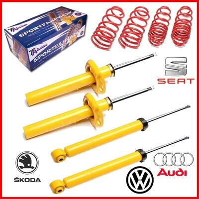 4 Sportska Amortizera + opruge Seat Leon 1P od 2005 -