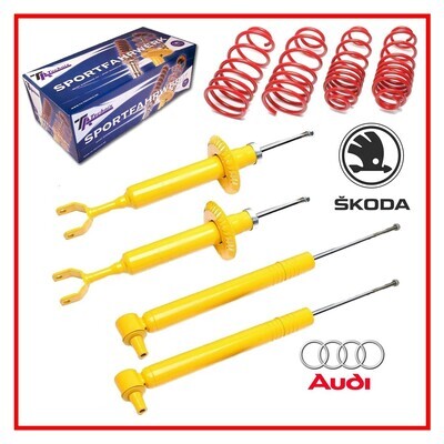 4 Sportska Amortizera + federi Skoda Superb 3U od 2002 4 Sportska Amortizera + federi Skoda Superb 3U od 2002