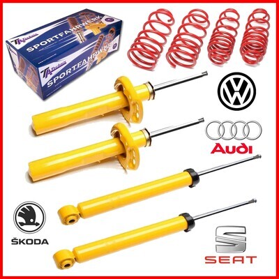 Sportski set 4 amortizera + federi VW Eos 1F od 2006 -