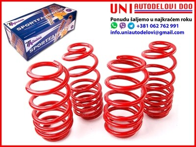 4 spuštene Sportske Opruge Smart Fortwo Kabrio MC01 od 07.1998 do 02.2007