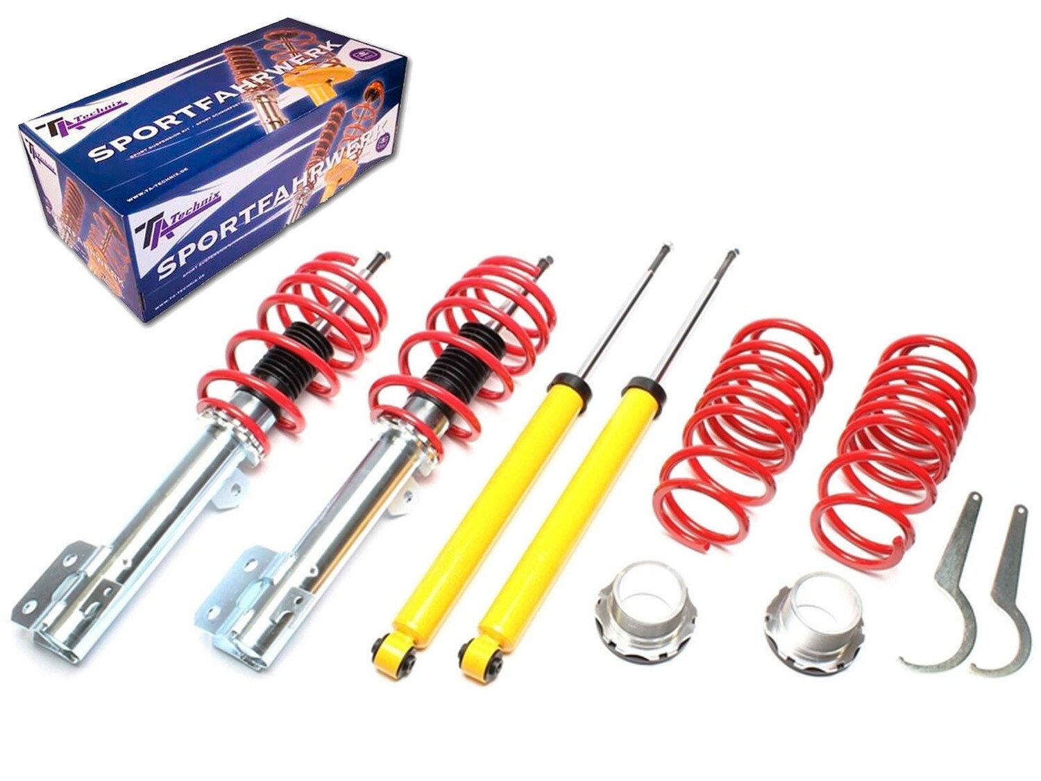 4 Amortizera Gewinde Toyota Yaris II XP9 + III XP13