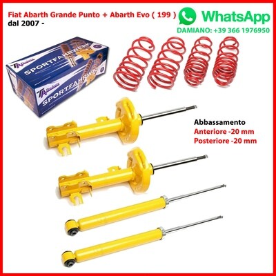 ASSETTO SPORTIVO Fiat Abarth Grande Punto + Evo 199 ASSETTO SPORTIVO Fiat Abarth Grande Punto + Evo 199