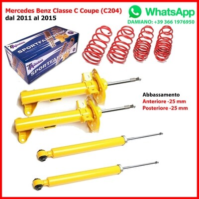 ASSETTO SPORTIVO Mercedes Benz Classe C C204 CL203 ASSETTO SPORTIVO Mercedes Benz Classe C C204 CL203