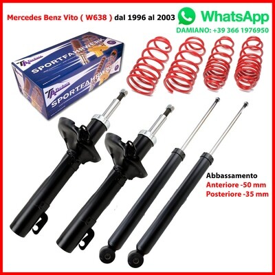 ASSETTO SPORTIVO Mercedes Vito W638 Viano W639 ASSETTO SPORTIVO Mercedes Vito W638 Viano W639