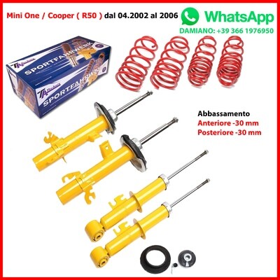 ASSETTO SPORTIVO Mini R50 R52 R53 R55 R56 R57 R58 ASSETTO SPORTIVO Mini R50 R52 R53 R55 R56 R57 R58