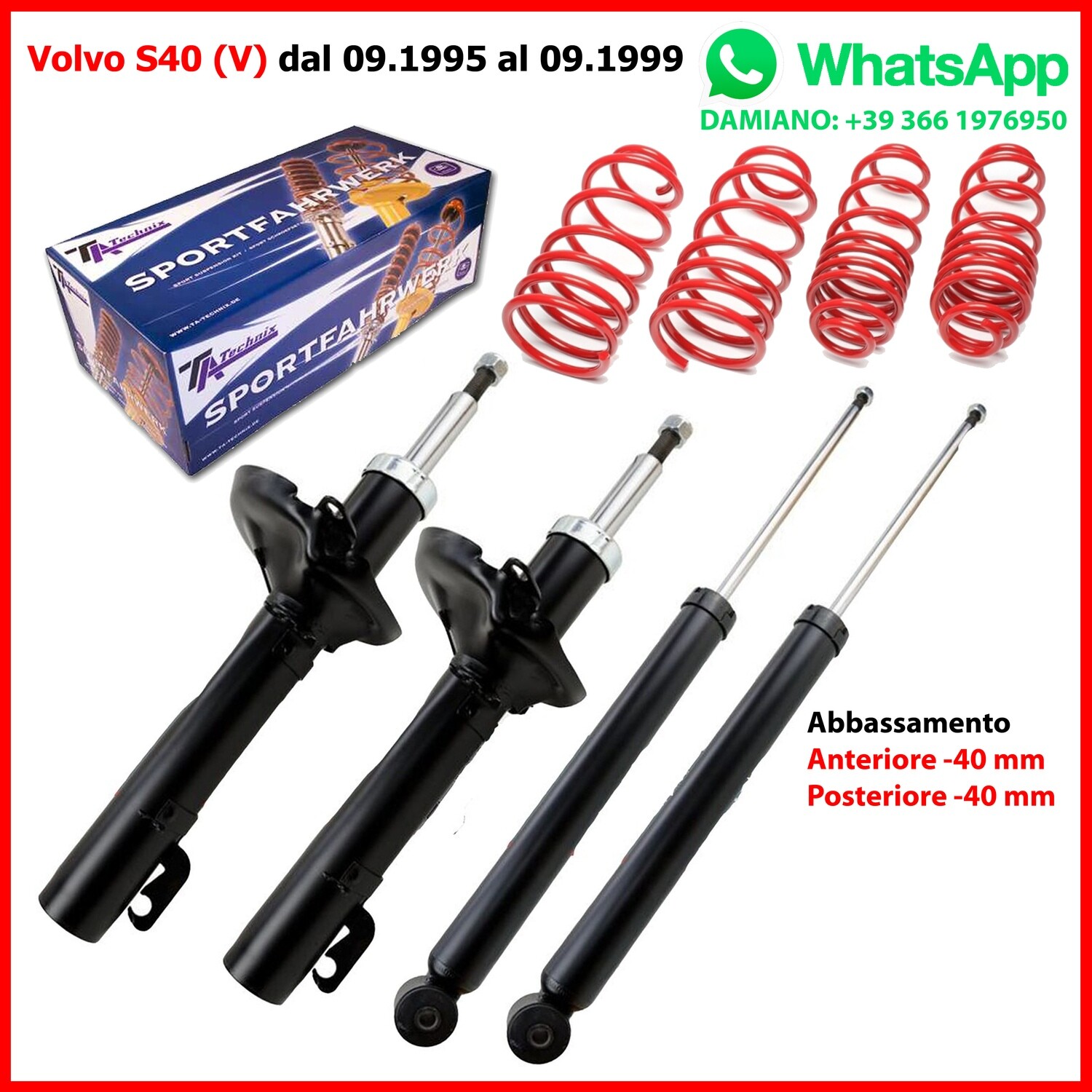 ASSETTO SPORTIVO Volvo S40 / V40