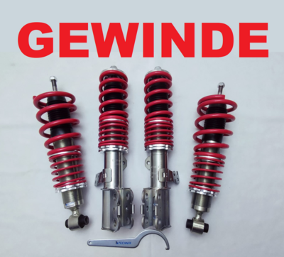 4 Amortizera Gewinde Toyota Celica T23 od 1999 do 2005 4 Amortizera Gewinde Toyota Celica T23 od 1999 do 2005