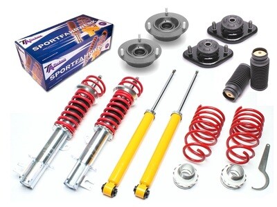 4 Gewinde amortizera Abarth Alfa Romeo Fiat Opel + 4 Solje