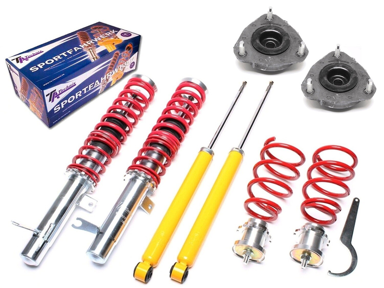 4 Amortizera Gewinde Ford Focus DAW DBW DFW + 2 Šolje