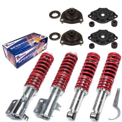 4 Amortizera Gewinde Nissan Almera II Hečbek N16 + 4 Šolje