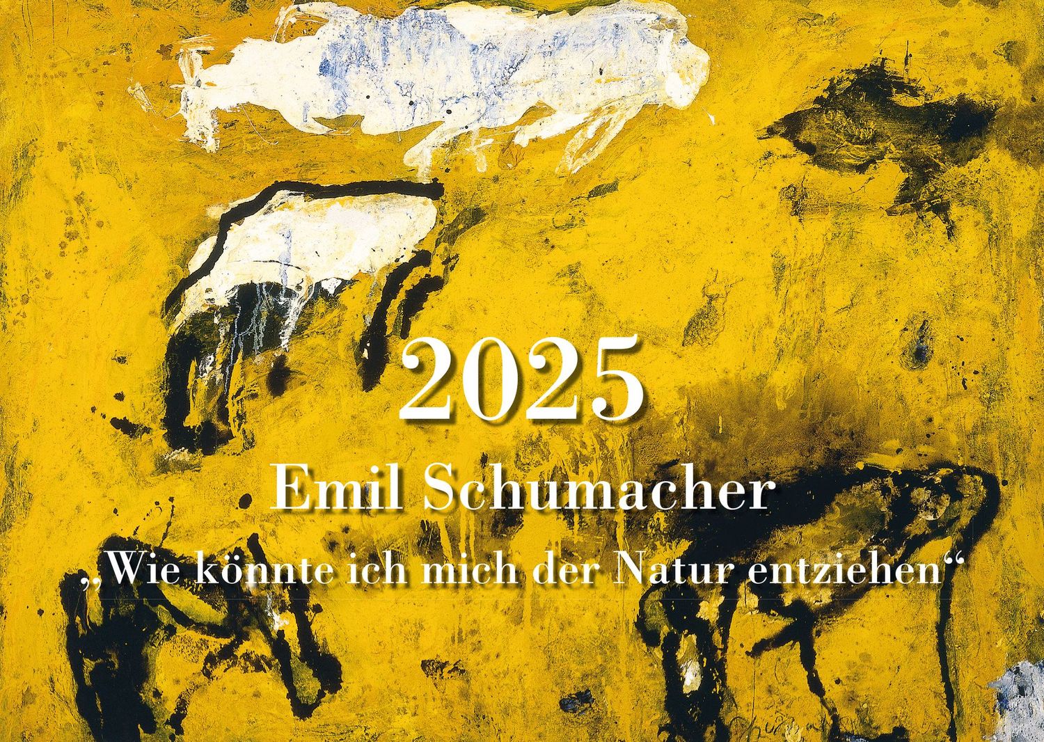 Kunstkalender Emil Schumacher 2025