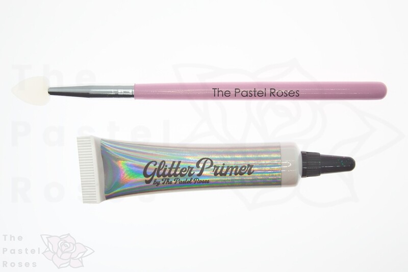 Glitter Primer - 10ml / Silicone Glitter Eyeshadow Applicator Bundle