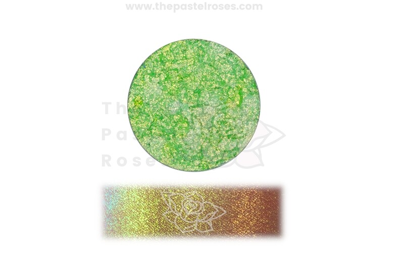 Pastel Duo Chrome Pressed Shadow - Lime Twist Pastel Duo Chrome Pressed Shadow - Lime Twist