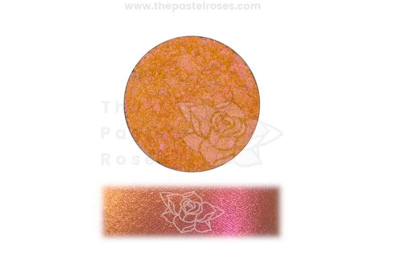 Pastel Duo Chrome Pressed Shadow - Electric Orange Pastel Duo Chrome Pressed Shadow - Electric Orange