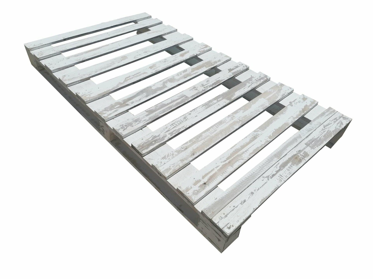 Camas de palets Blanco Envejecido