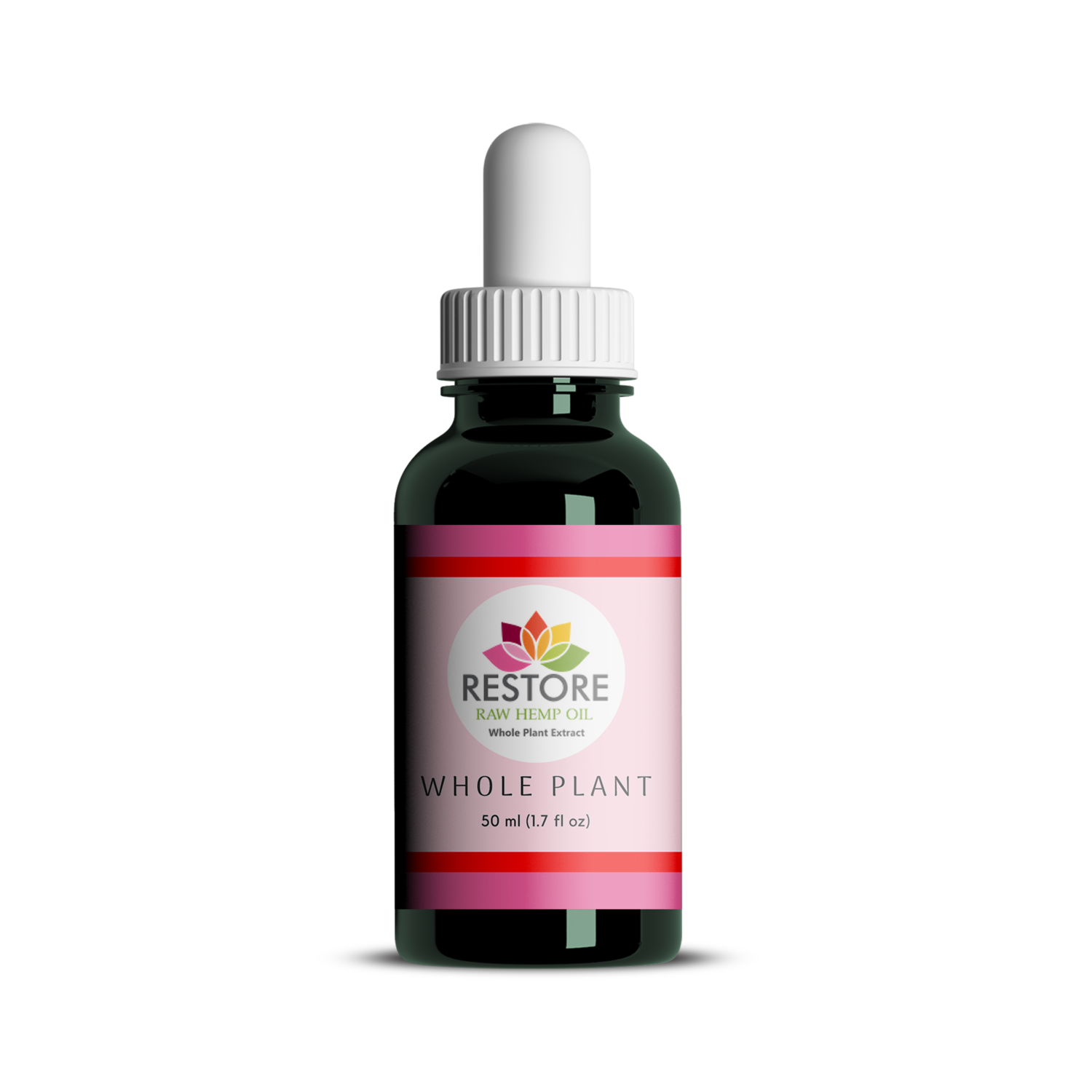 50 ML Raw Full Spectrum Whole Plant Hemp Oil 1500 MG CBD
