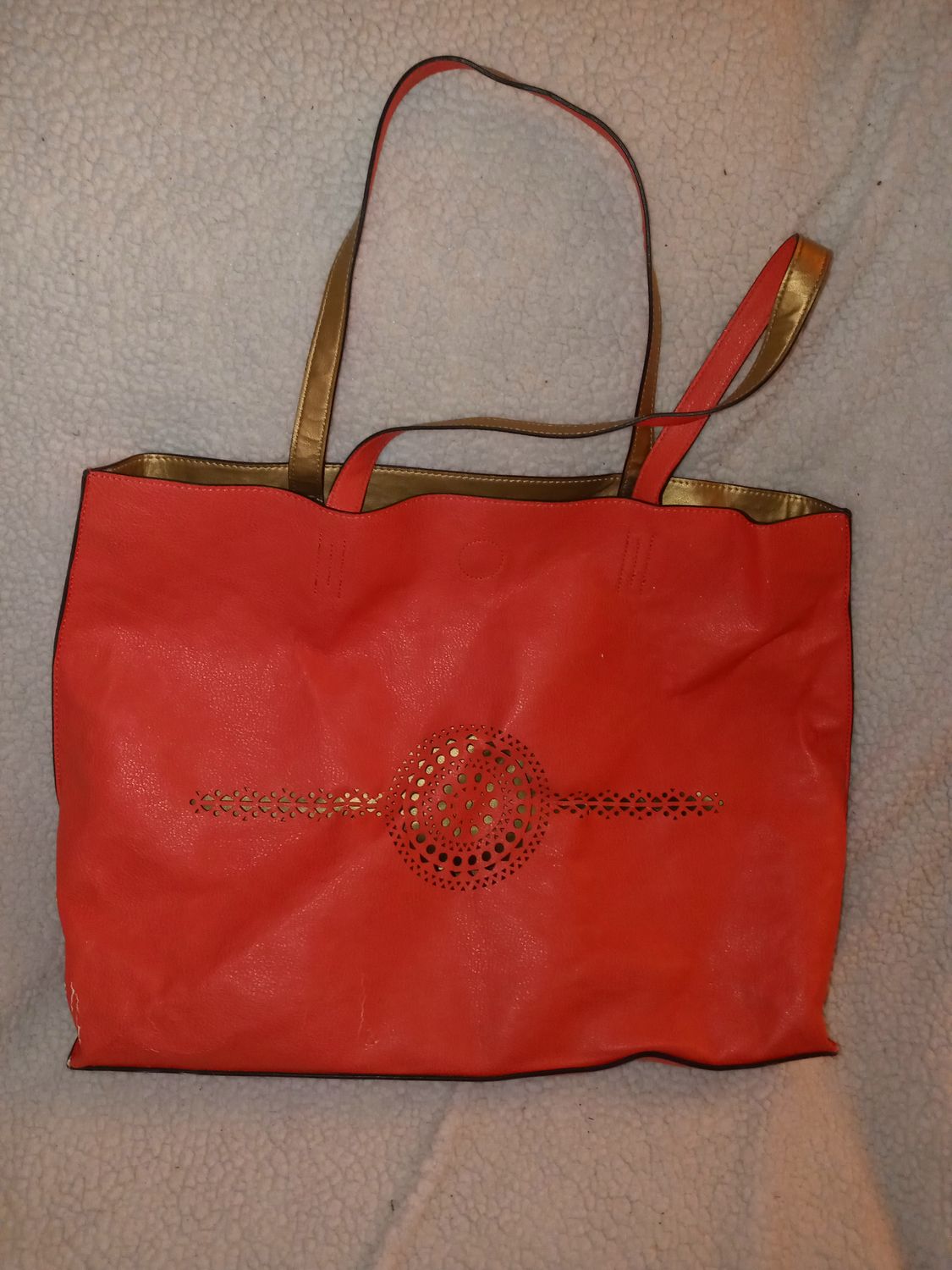 Vintage Orange Handbag