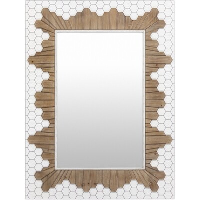 Genaro Wooden Mirror 40"x30"