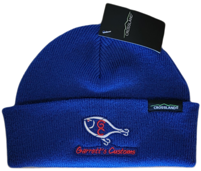 Beanie - Embroidered - Royal Blue