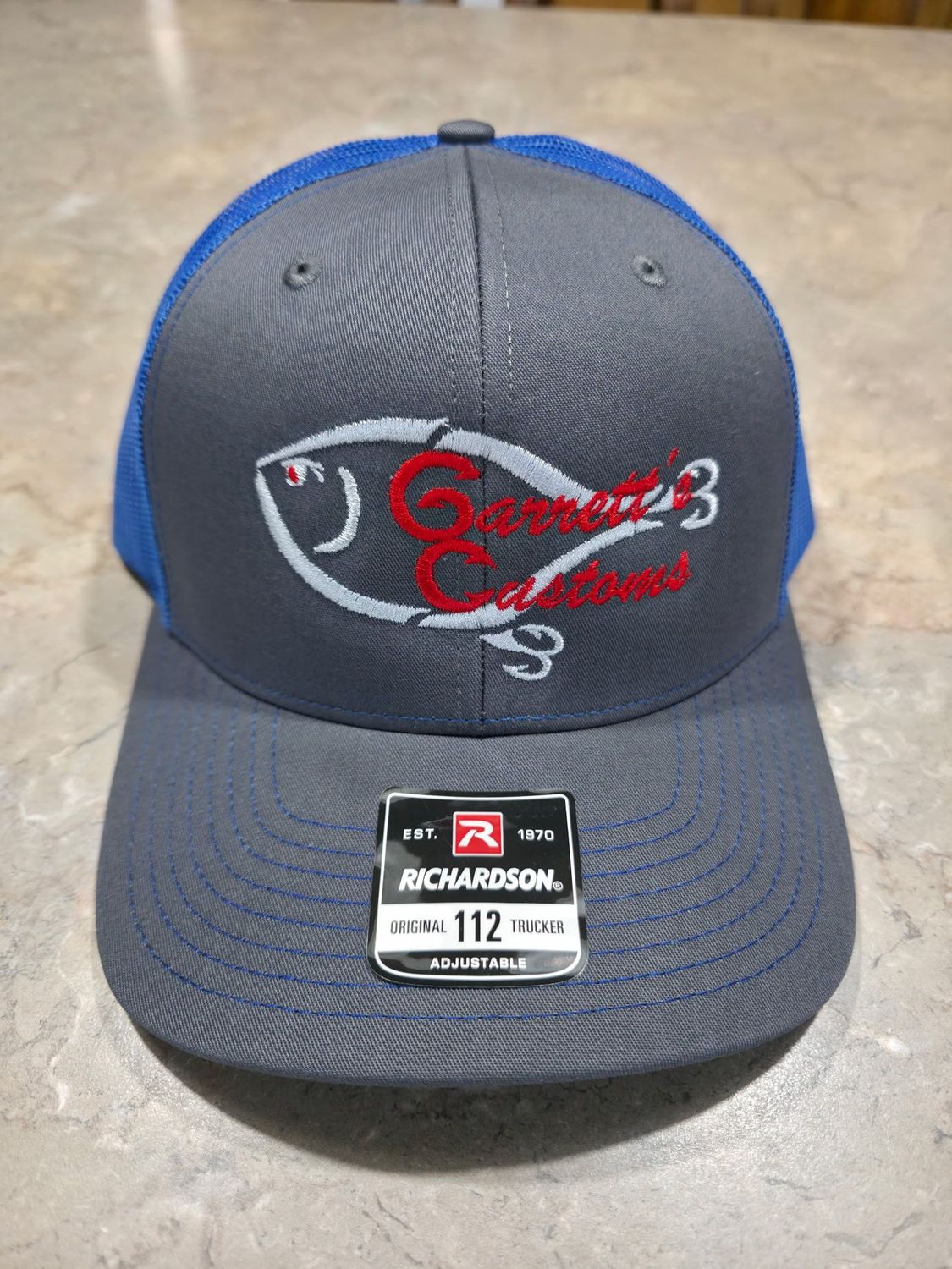 Trucker Cap - Charcoal/Royal