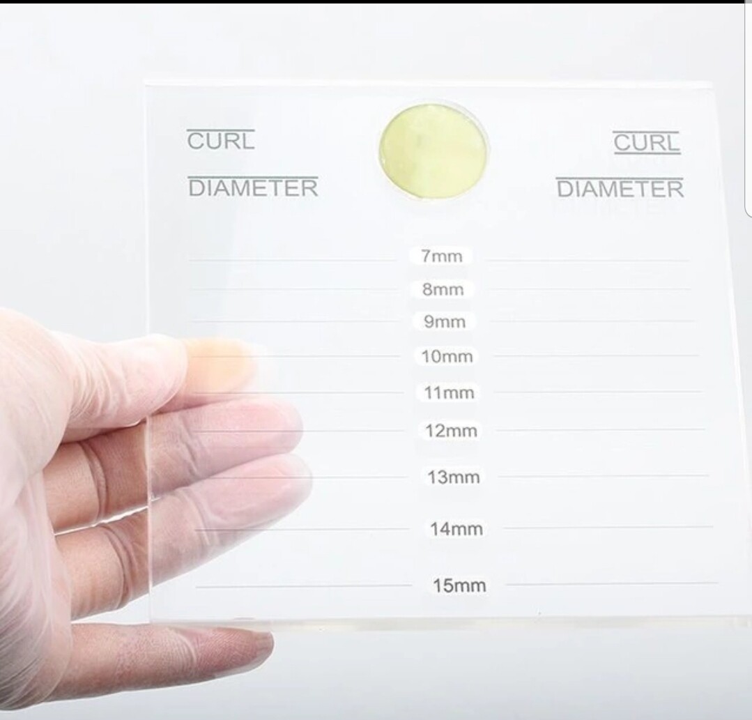 Wimpern Acryl Platte