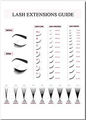 Poster Lash Extensions Guide