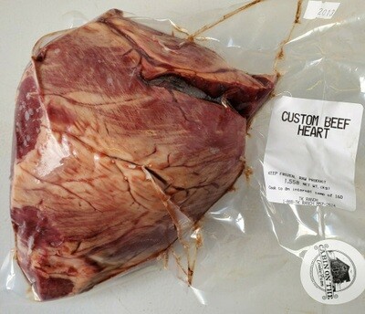 Beef Heart - Approx. 3 lb
