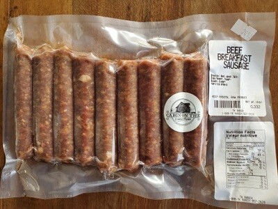 Beef Breakfast Sausage - Nitrite and Sugar Free - 11 oz