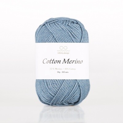 Cotton Merino (55% мериносовая шерсть, 45% хлопок) 105м/50гр
