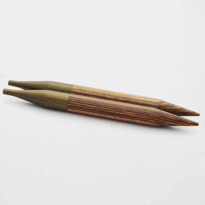 Съемные деревянные спицы Ginger KnitPro, укороченные