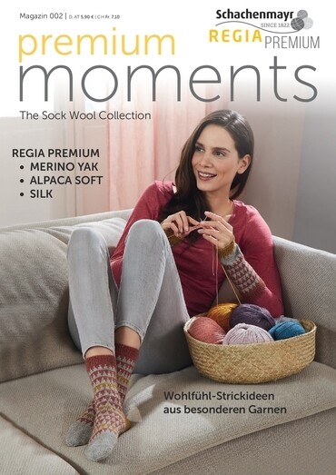Журнал Regia "Magazine 002 - Premium moments"на немецком языке, с русским переводом (вкладыш)
