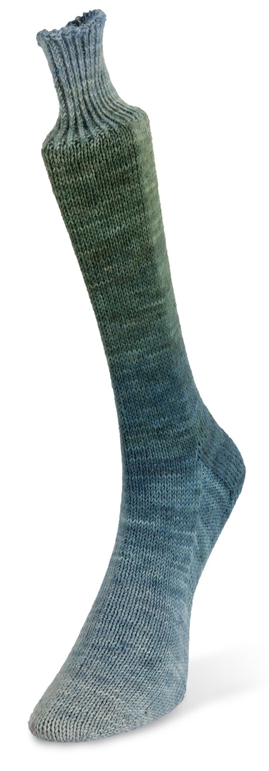 Watercolor sock (101/Горный лес)