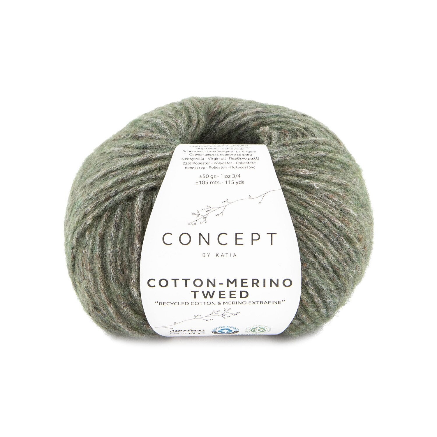 Cotton Merino Tweed (511/темно-зеленый)