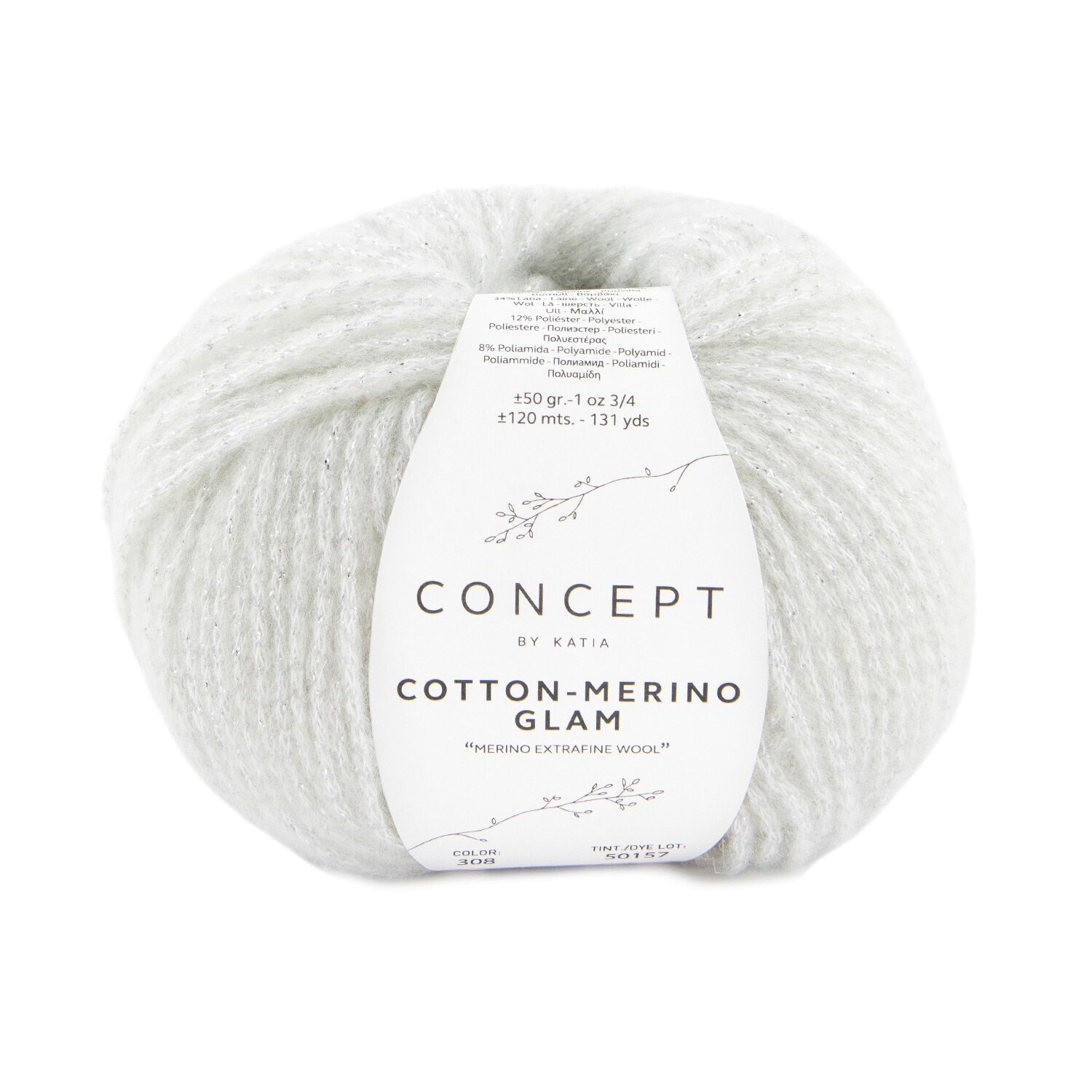 Cotton Merino GLAM (308/экрю)