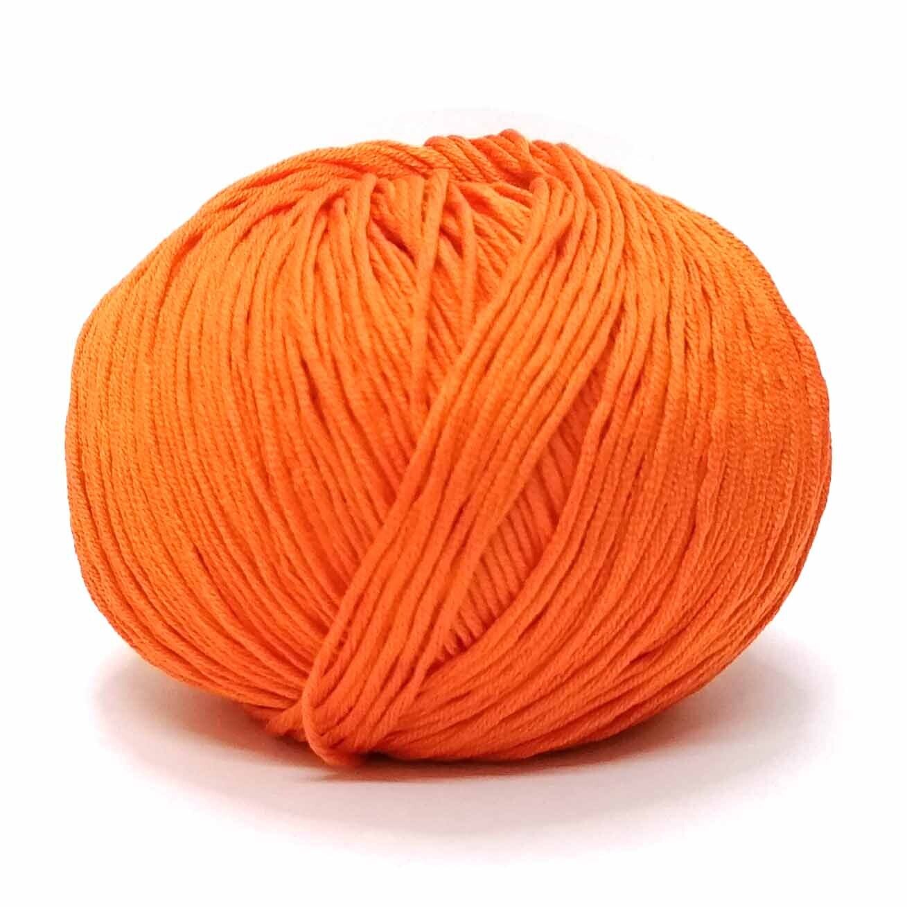 Пряжа Беби Котон (Baby Cotton) (1356/оранжевый)