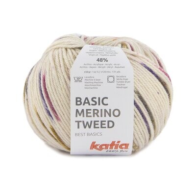 Basic Merino Tweed (405/бежевый-розовый-кэмел)