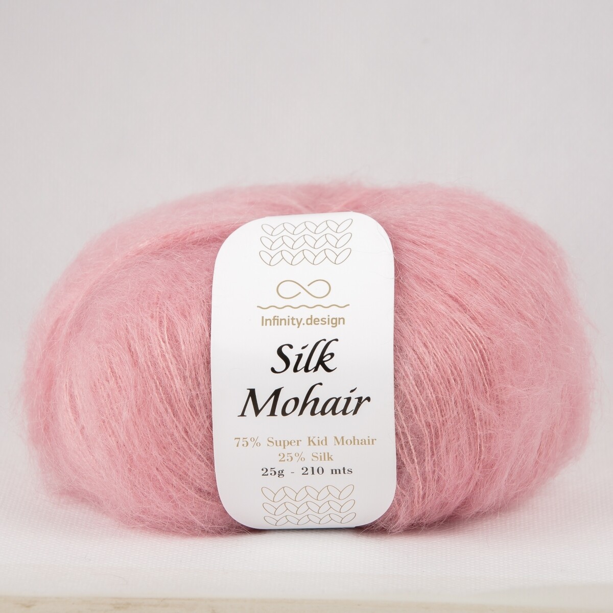 Silk mohair (4042/Сухая роза)