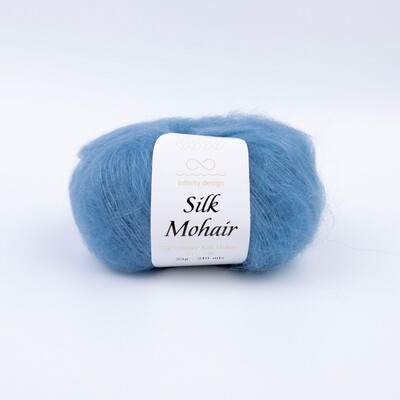 Silk mohair (6052/Голубой джинс)