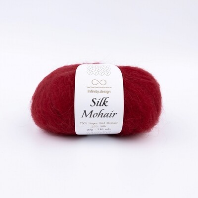 Silk mohair (4554/Красное вино)