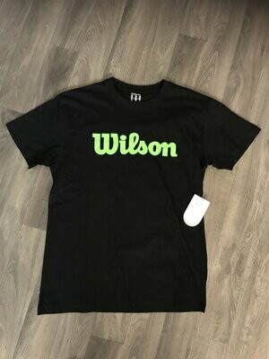 Wilson Tshirt Script Cotton Schwarz