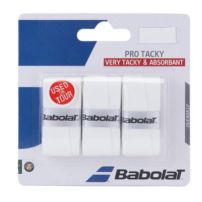 Babolat Pro Tacky 3er - white Babolat Pro Tacky 3er - white