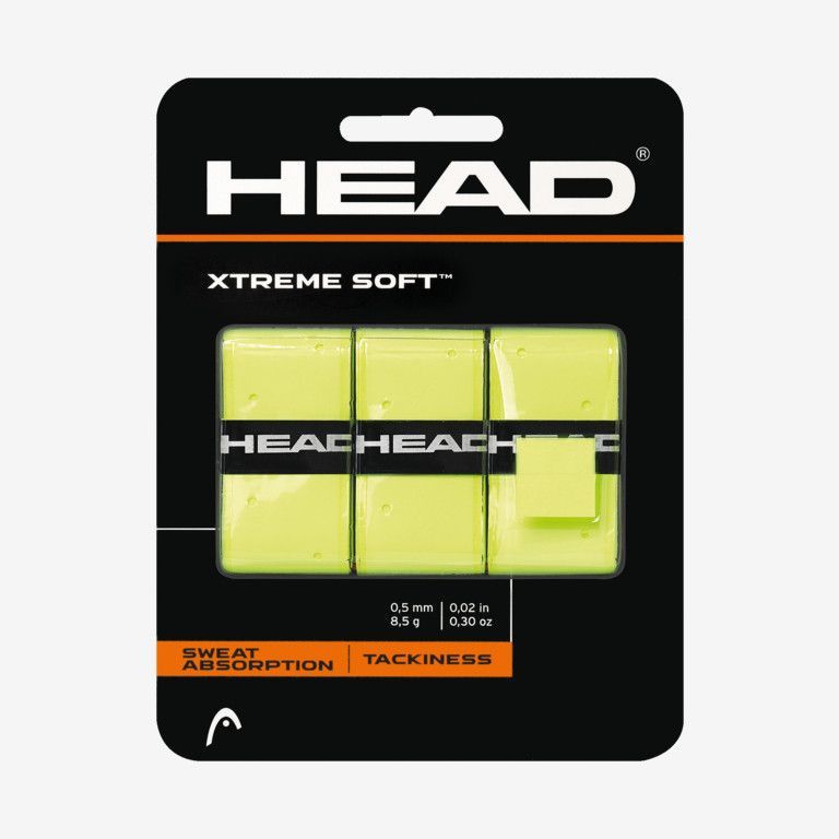 Head Extreme Soft Overgrip - 3er - Yellow Head Extreme Soft Overgrip - 3er - Yellow